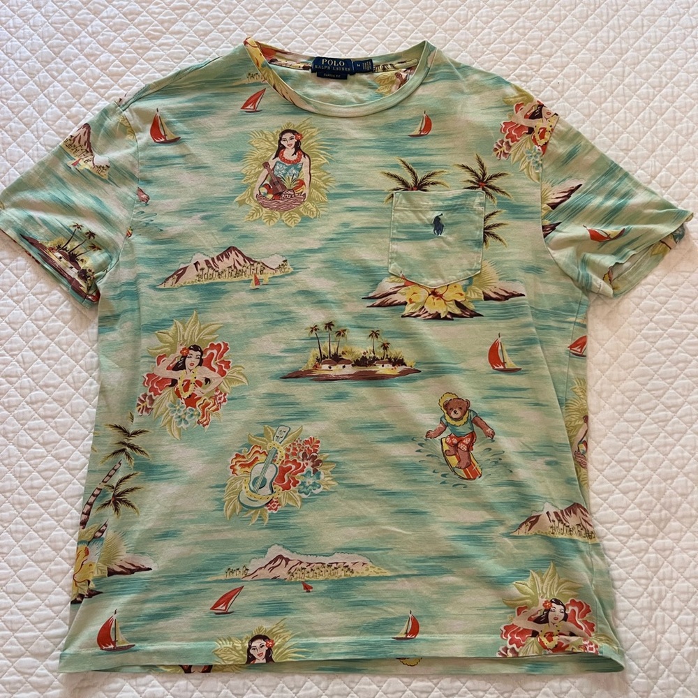 Printed Polo by Ralph Lauren Tshirt